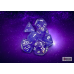 Chessex Borealis Polyhedral Purple/white Luminary 7-Die Set