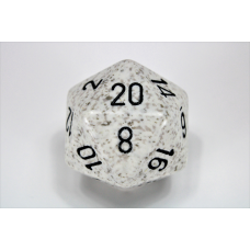 Speckled Arctic Camo 34mm d20 Dice