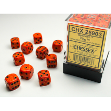 Chessex Speckled Fire 12mm d6 Dice Block