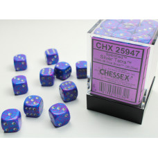 Chessex Speckled 12mm d6 Silver Tetra Dice Block