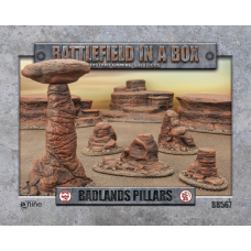 Battlefield in a Box - Badlands Pillars