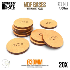 MDF Bases - Round 30mm