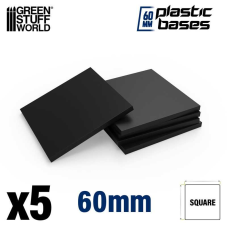 Plastic Bases - Square 60mm