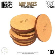 MDF Bases - Round 40mm