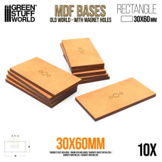 MDF Old World Bases - Rectangle 30x60mm