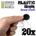 Plastic Bases - Round 25mm BLACK