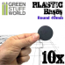 Plastic Bases - Round 40mm BLACK