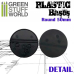 Plastic Bases - Round 50mm Black