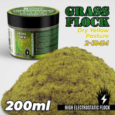 Static Grass Flock 2-3mm - Dry Yellow Pasture - 200ml