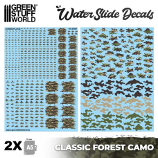 Waterslide Decals - Classic Forest Camo