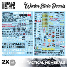 Waterslide Decals - Tactical Numerals and Pinups