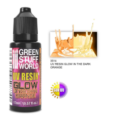 UV RESIN 17ml ORANGE - Glow in the Dark