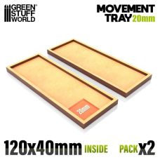 MDF Movement Trays 120x40mm