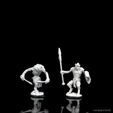 Gnoll & Gnoll Flesh Gnawer - D&D Nolzur's Marvelous Miniatures