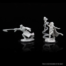 Joraga Warcaller & Joraga Treespeaker (Elves) - Magic: the Gathering Unpainted Miniatures