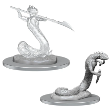 Serpentfolk & Serpentfolk Ghost - Critical Role Unpainted Miniatures